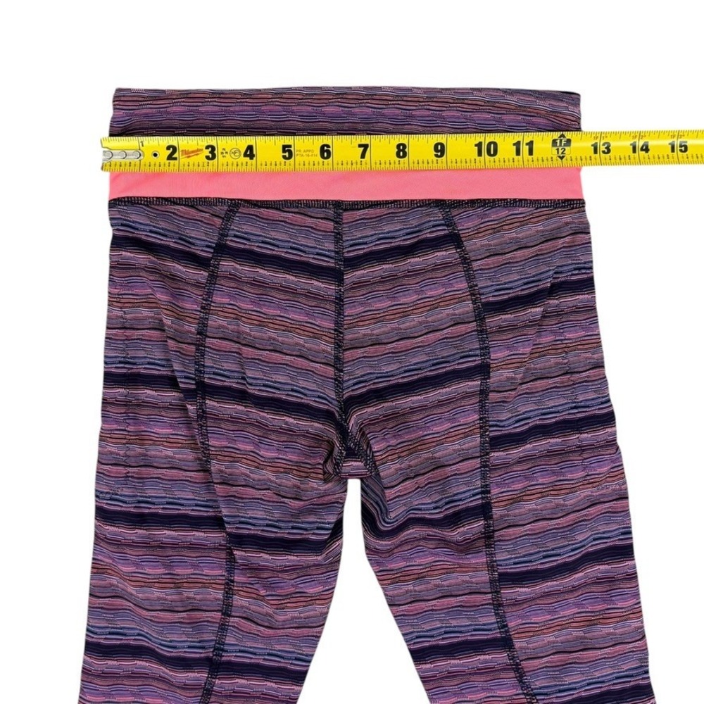 Lululemon Speed Tight IV Striped Pink Full-Length Leggings Women's‎ Size 4 - Picture 8 of 10